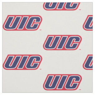 UIC Flames Spirit Logo Fabric