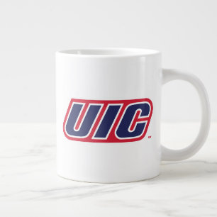 UIC Flames Spirit Logo Giant Coffee Mug