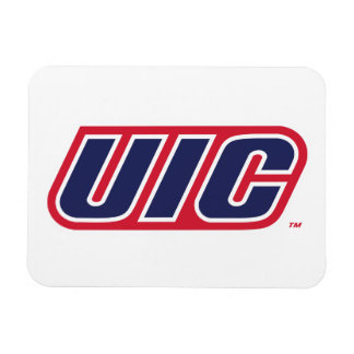 UIC Flames Spirit Logo Magnet