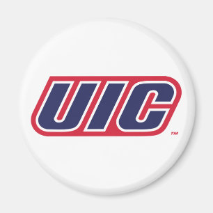UIC Flames Spirit Logo Magnet