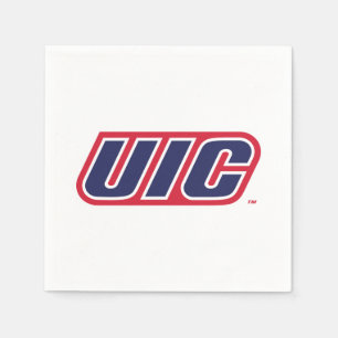 UIC Flames Spirit Logo Napkins