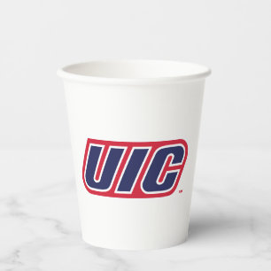 UIC Flames Spirit Logo Paper Cups