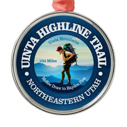 Uinta Highline Trail Metal Ornament