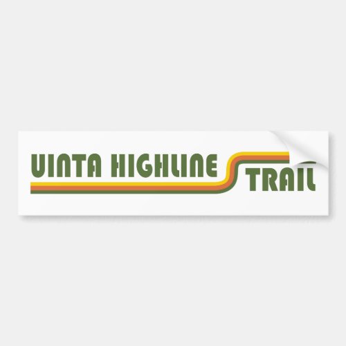 Uinta Highline Trail Utah Bumper Sticker