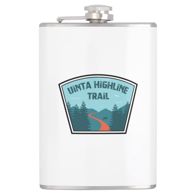 Uinta Highline Trail Utah Flask (Front)