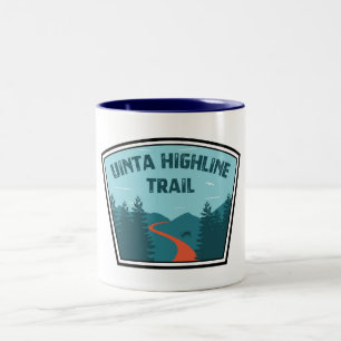 Uinta Highline Trail Utah Two-Tone Coffee Mug