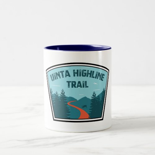 Uinta Highline Trail Utah Two_Tone Coffee Mug