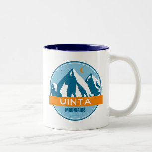 Uinta Mountains Utah Two-Tone Coffee Mug
