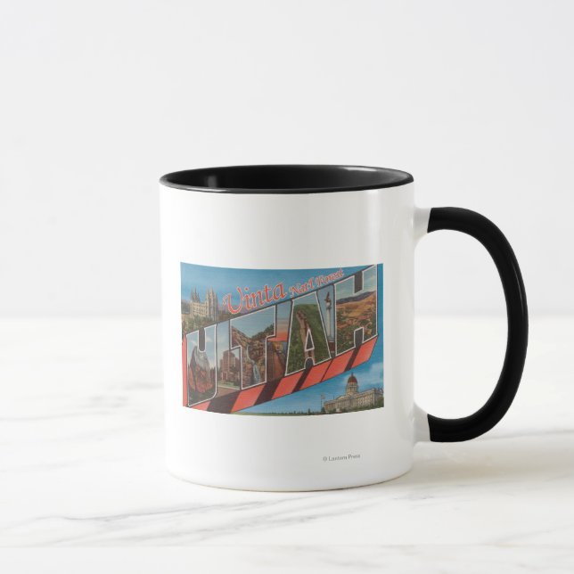 Uinta National Forest, Utah - Large Letter Mug (Right)