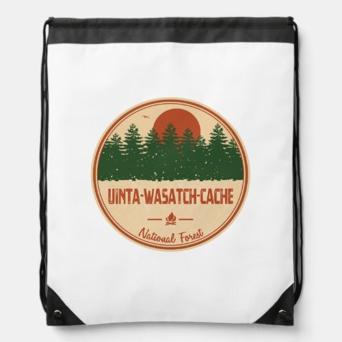 Uinta_Wasatch_Cache National Forest Drawstring Bag