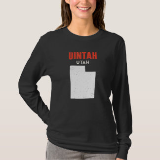 Uintah Utah USA State America Travel Utahan T-Shirt