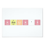 HAMLIN'S  Uitnodigingen 12,7x17,8 Uitnodiging Kaart