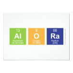 alora  Uitnodigingen 12,7x17,8 Uitnodiging Kaart