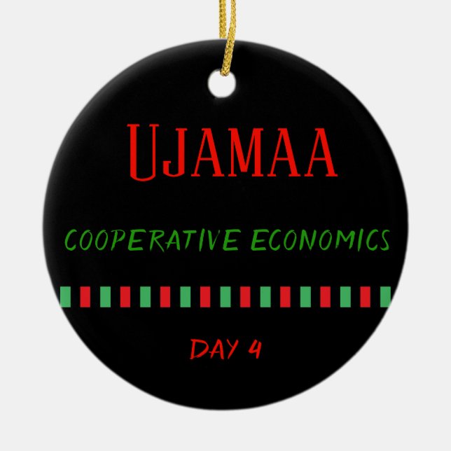 Ujamaa - Kwanzaa Day 4 | Ornament (Front)