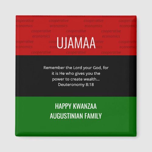 UJAMAA Kwanzaa  Magnet