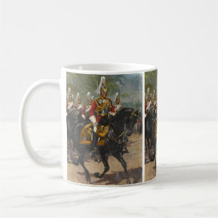 UK 1st Life Guards of the Household Cavalry patrol Coffee Mug