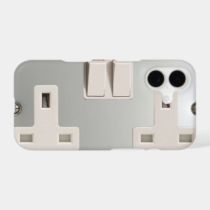 UK AC BS 1363 Electrical Plug Socket iPhone 17 Case
