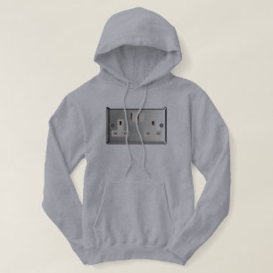 UK AC BS 1363 Plug Socket [British Standard] Hoodie