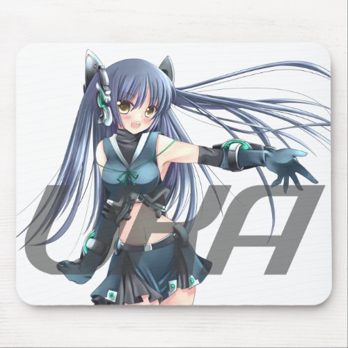 UK Anime Network white mouse pad