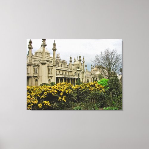 UK Brighton Pavillion Wrapped Canvas