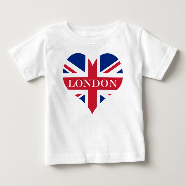 UK Britain Royal Union Jack Flag Baby T-Shirt (Front)