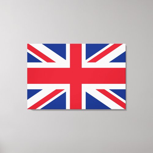 UK Britain Royal Union Jack Flag Canvas Print