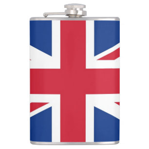 UK Britain Royal Union Jack Flag Flask