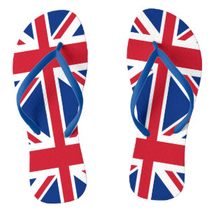 UK Britain Royal Union Jack Flag Flip Flops