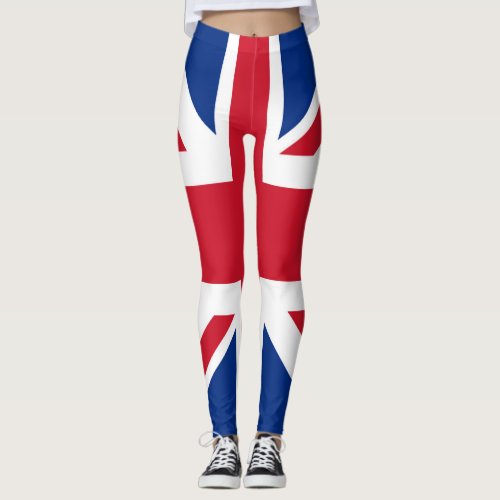 UK Britain Royal Union Jack Flag Leggings