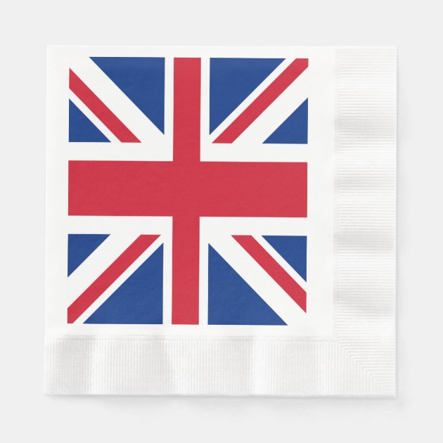 Talking Tables Royal Union Jack Flag Disposable Cups-Recyclable Paper