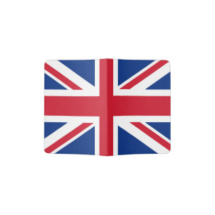 UK Britain Royal Union Jack Flag Passport Holder