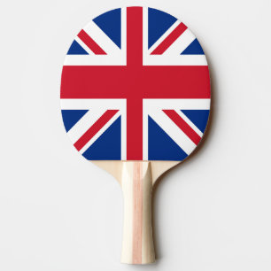 UK Britain Royal Union Jack Flag Ping-Pong Paddle