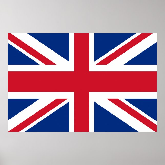 UK Britain Royal Union Jack Flag Poster (Front)