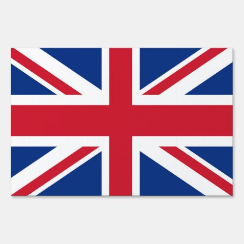 UK Britain Royal Union Jack Flag Sign