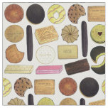 UK British Biscuits Shortbread Rich Tea Digestives Fabric
