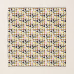 UK British Biscuits Shortbread Rich Tea Digestives Scarf<br><div class="desc">Design features an assortment of delicious British biscuits including ginger nuts, rich tea, custard creams, chocolate bourbon, digestives, jaffa cakes, pink wafers, viennese whirls, nice biscuits, malted milk, chocolate chips, shortbreads, and more. Perfect for tea time! This design is also available on other products. Lots of additional foodie designs are...</div>