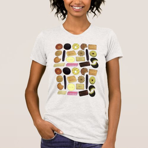 UK British Biscuits Shortbread Rich Tea Digestives T_Shirt