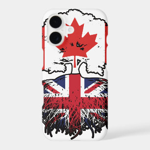 UK British Canadian Canada Tree Roots Flag iPhone 17 Case