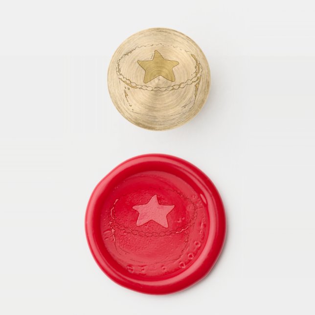 UK British Christmas Fruit Mince Pie Festive Food Wax Seal Stamp (Stamped)
