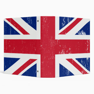 UK British Great Britain England English Flag Binder