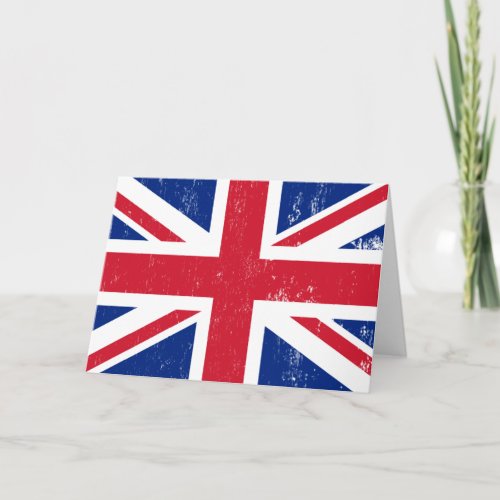 UK British Great Britain England English Flag Card
