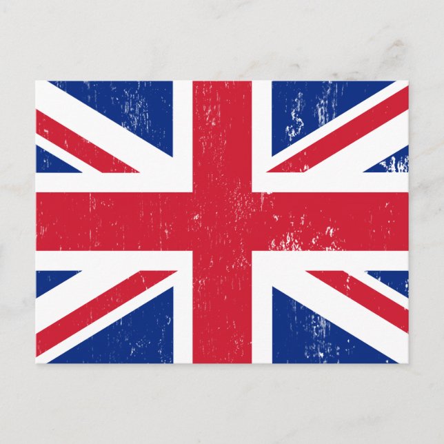 UK British Great Britain England English Flag Postcard (Front)