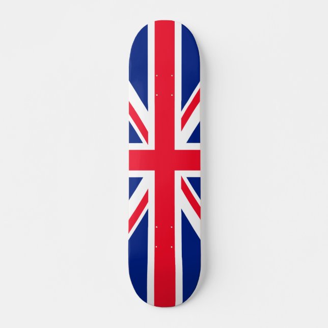 UK British Great Britain England English Flag Skateboard Deck (Front)