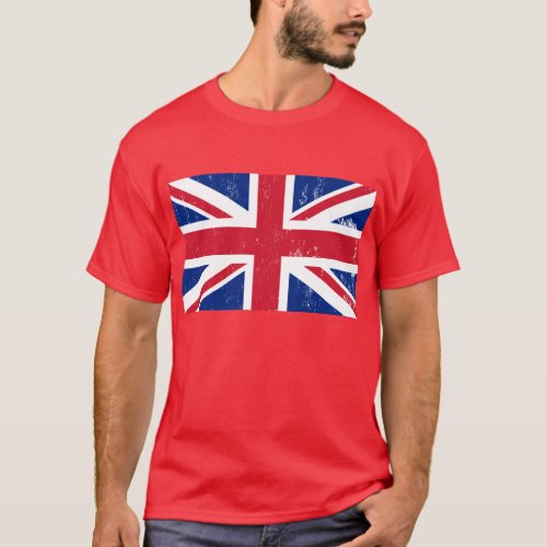 UK British Great Britain England English Flag T_Shirt