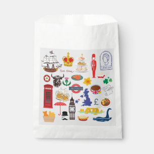UK British Symbols Favor Bag