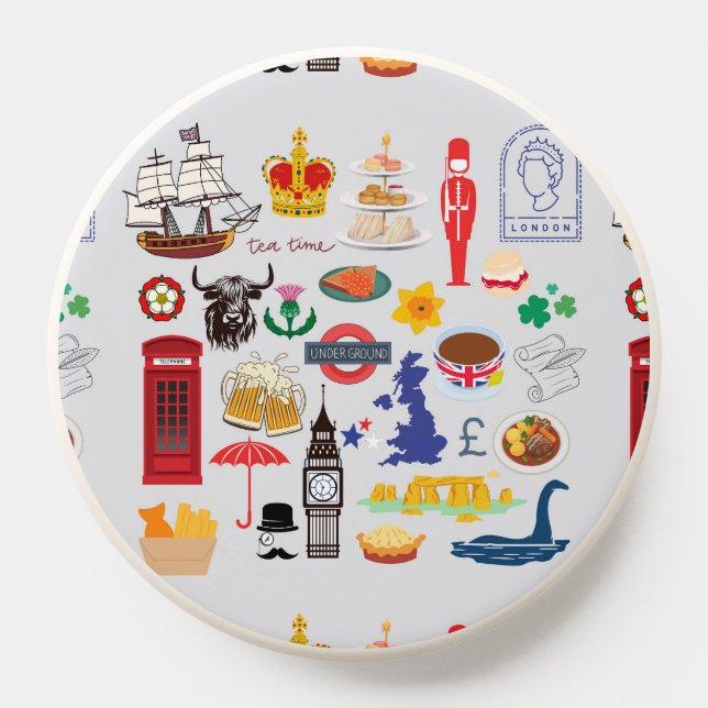 UK British Symbols PopSocket (Popsocket)