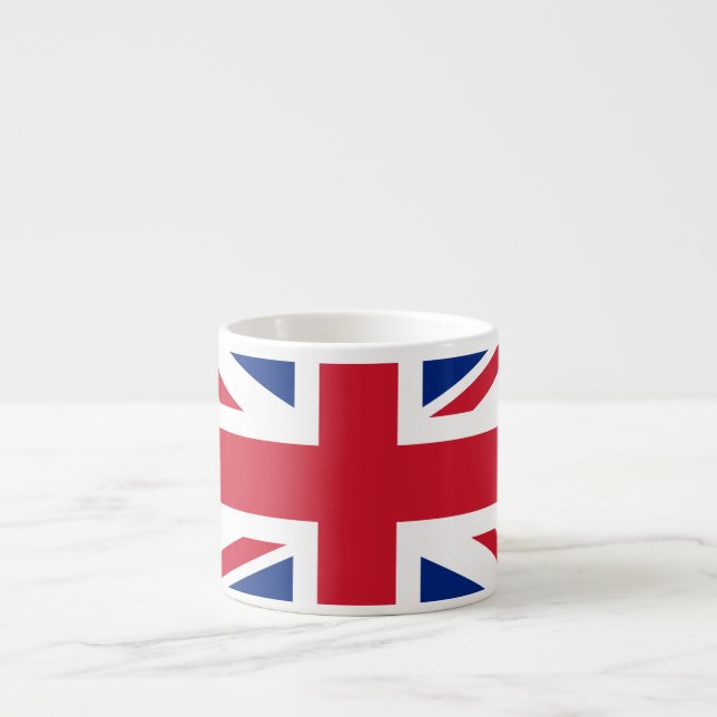 UK British Union Jack Flag Espresso Cup (Front)