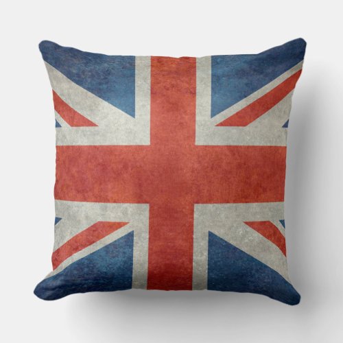 UK British Union Jack flag retro style cushion