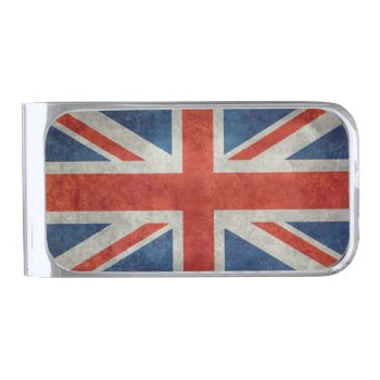 Uk British Union Jack Flag Retro Style Money Clip by Lonestardesigns2020 at Zazzle