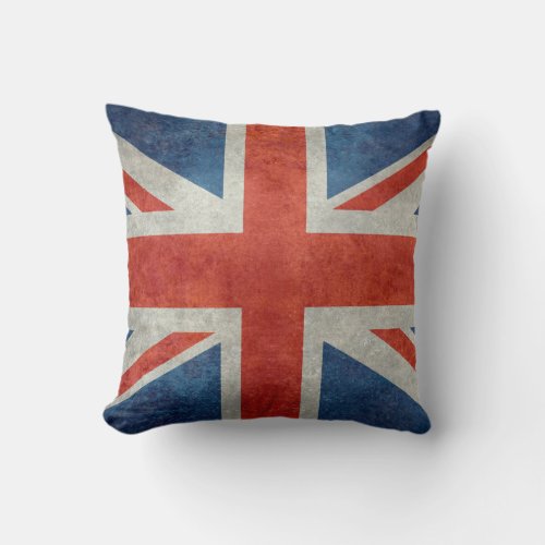 UK British Union Jack  flag retro style pillow